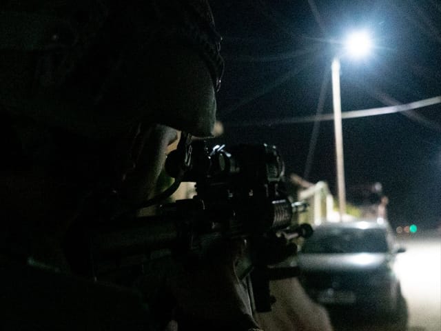 Ten wanted terror suspects arrested in Judea and Samaria