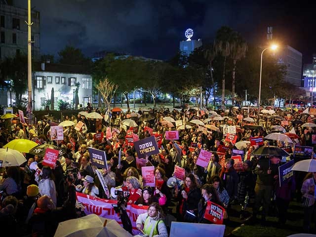 Women's marches in support of abducted families take place in Jerusalem and Tel Aviv
