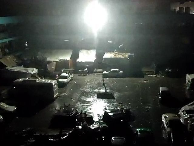 Sources in Gaza: Refugee camps flooded due to rain