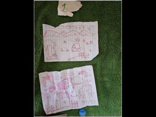 IDF discovers drawings by kidnapped Israeli girl in Gaza tunnel