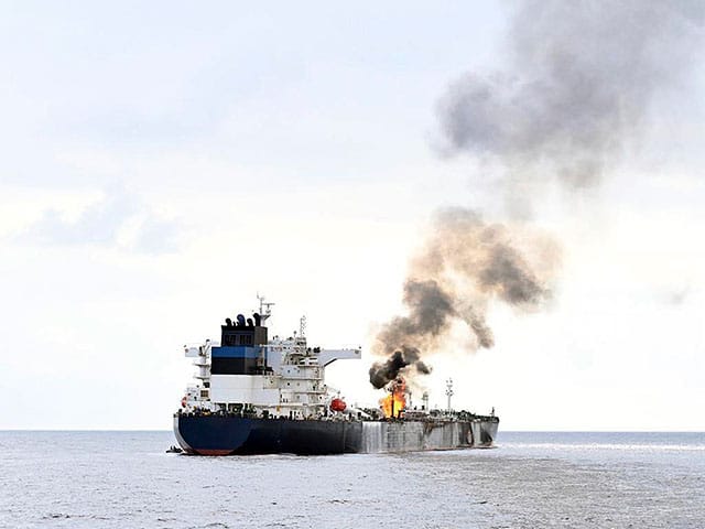 US-led forces respond to Houthi missile attack off coast of Yemen