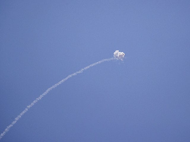 Rocket attack in northern Israel