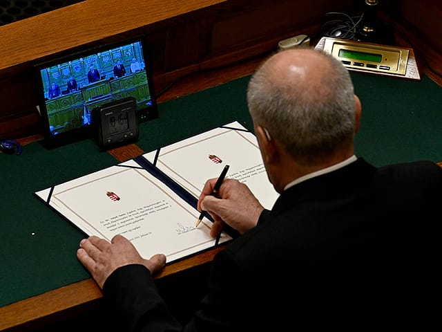 Hungary president signs Sweden's NATO membership ratification