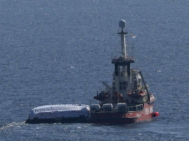 Spanish ship carrying food and aid departed from Cyprus to Gaza