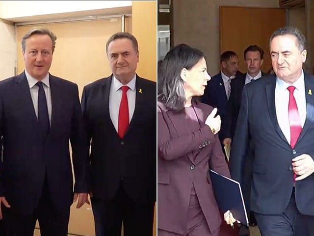 Israeli, German, and British foreign ministers meet in Jerusalem