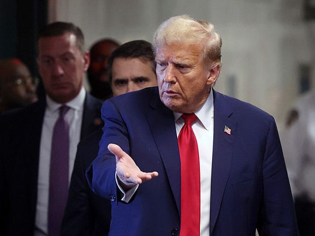 Donald Trump labels pro-Palestinian protestors as 'crazy Hamas fans'