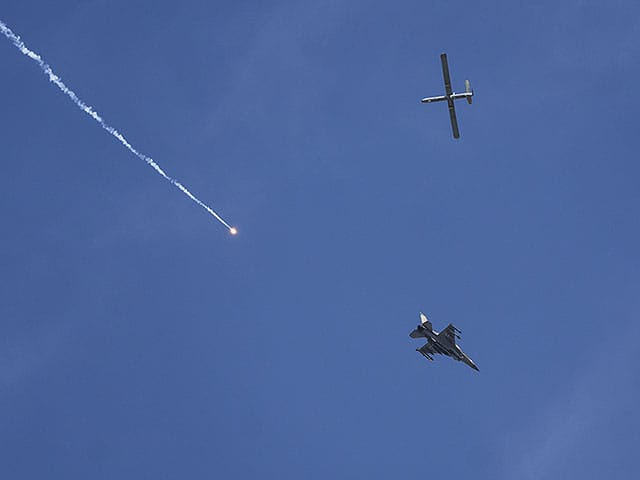 IDF intercepts cruise missile from the east and UAV from Lebanon