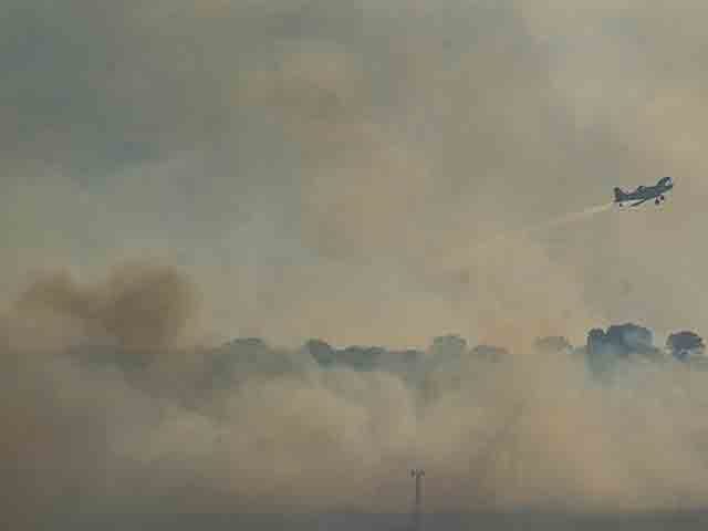 Fire near Kiryat Shmona spreads towards houses