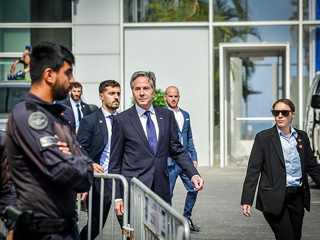 U.S. Secretary of State Antony Blinken arrives in Israel