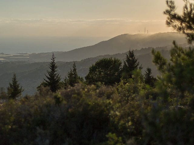 Rocket sirens in Western Galilee, near Lebanon border