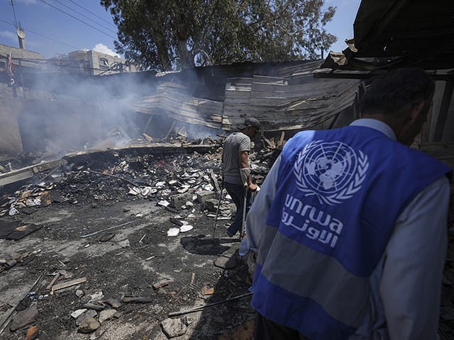 IDF strikes terrorists at UNRWA school in Nuseirat
