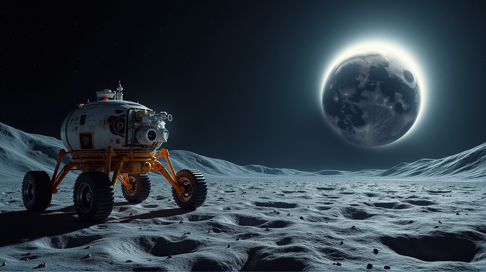 From the Moon: Blue Ghost Landers Captures Enigmatic Lunar Eclipse