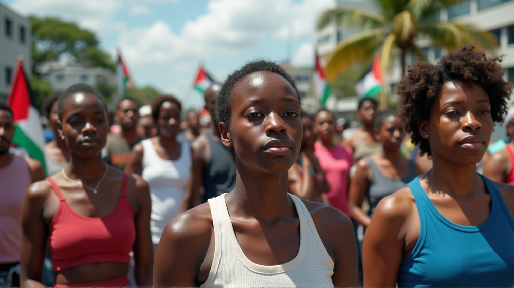 Grenadians Unite in Profound Silent Protest for Palestine