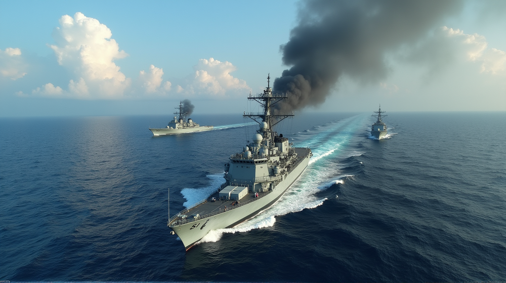 US Warships Amplify Power Near Middle East Amid Rising Tensions