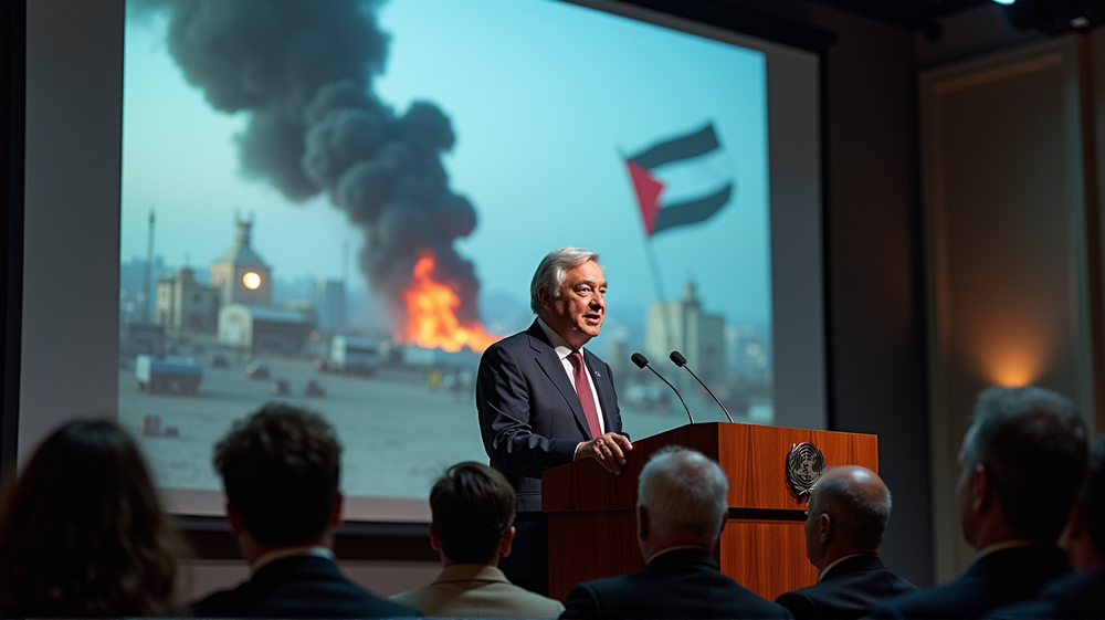 UN Chief Denounces Israel's Controversial Ground Operation Plans in Gaza