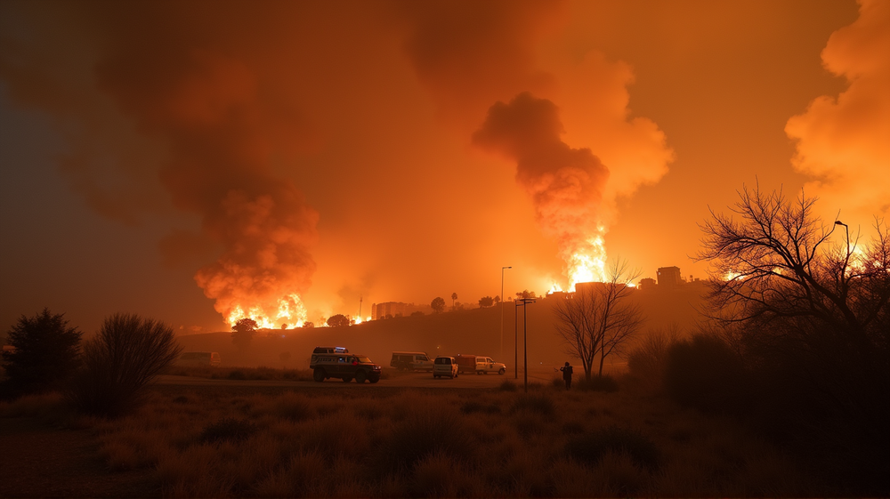 Heroic Efforts: Firefighters Steer Israeli Wildfires from Disaster