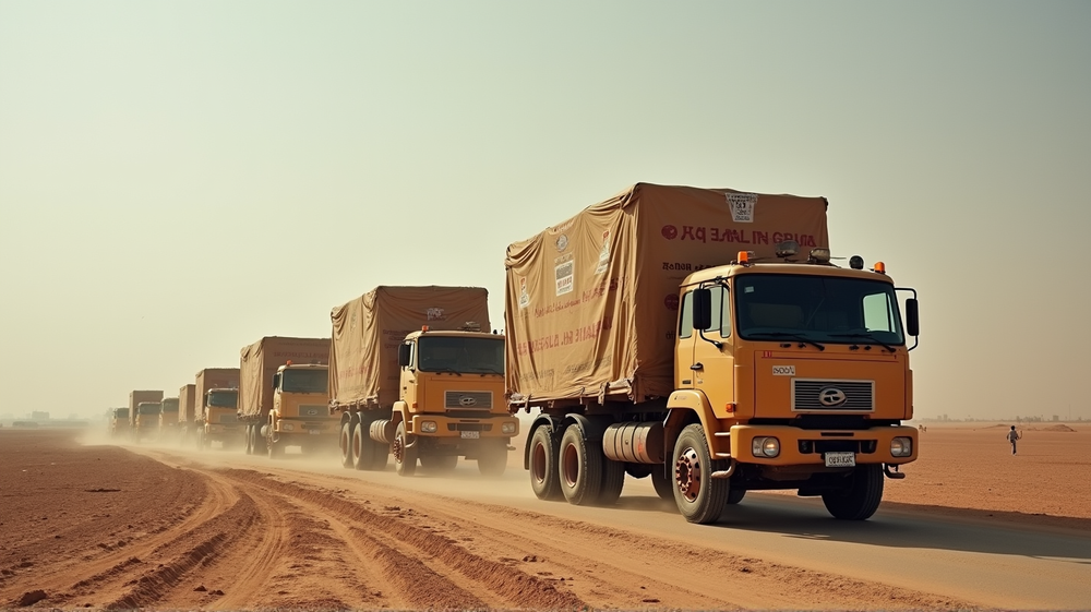 107 Aid Trucks Bring Lifeline to Gaza Amid Conflicting Narratives