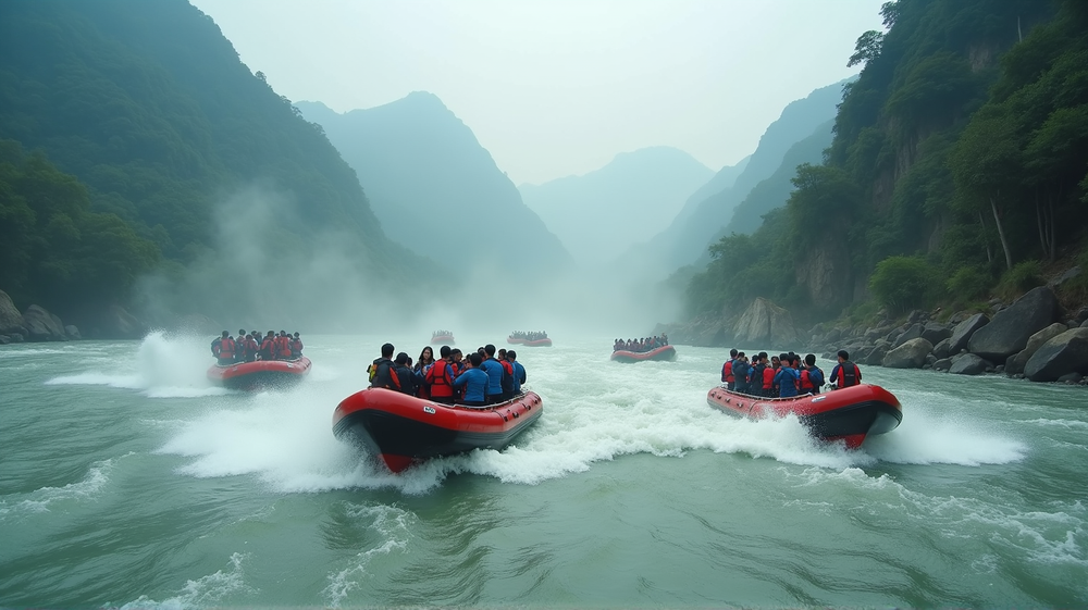 Tragedy Strikes: A Storm Capsizes Boats in Scenic Southwest China