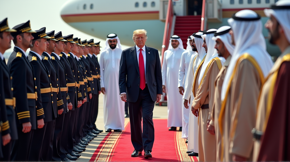 Trump's $1.4 Trillion Triumph in the Middle East Amid Air Force One Drama
