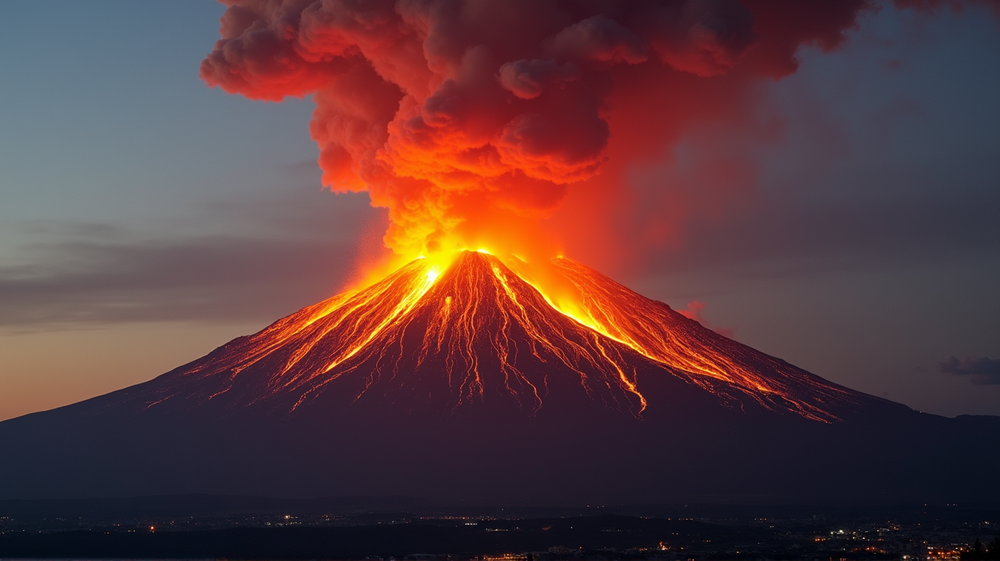 Majestic Mount Etna Awakens: A Spectacle of Nature's Fiery Power