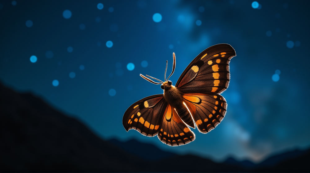 Star-Gazing Moths: Nature's Marvel in Celestial Travel