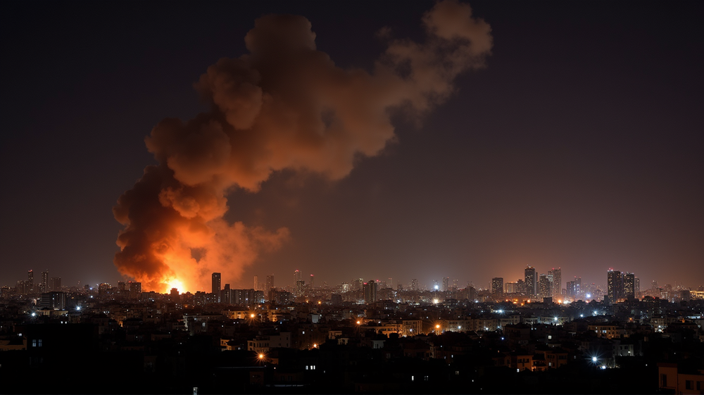 Iran's Fierce Retaliation: Missile Traces Over Israel