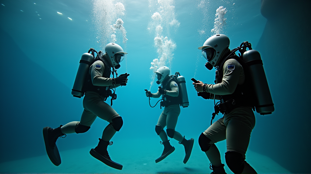Axiom 4's Underwater Escape Drill Captivates Audiences