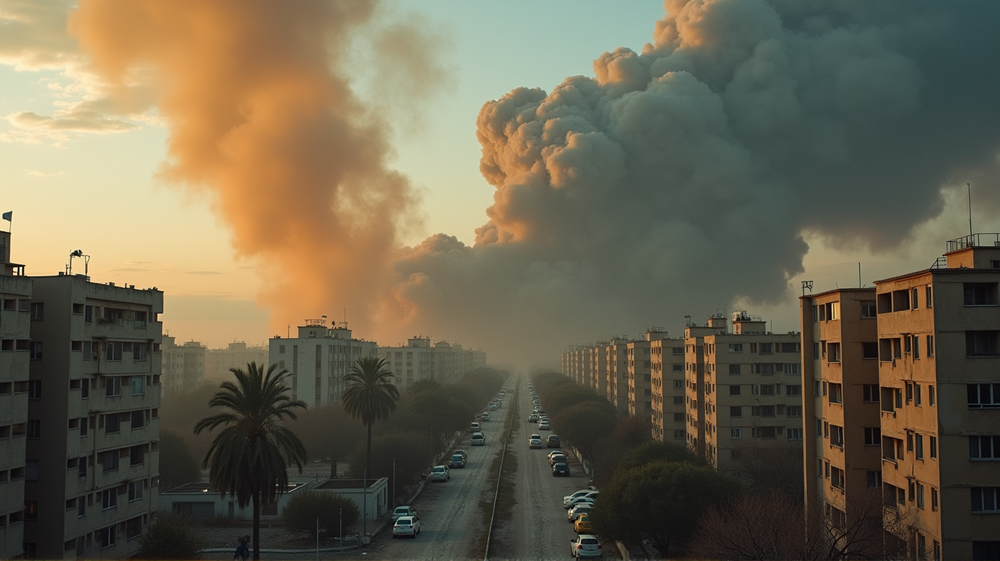 Tensions Soar as Iranian Missiles Strike Israeli Hospital and Residential Areas