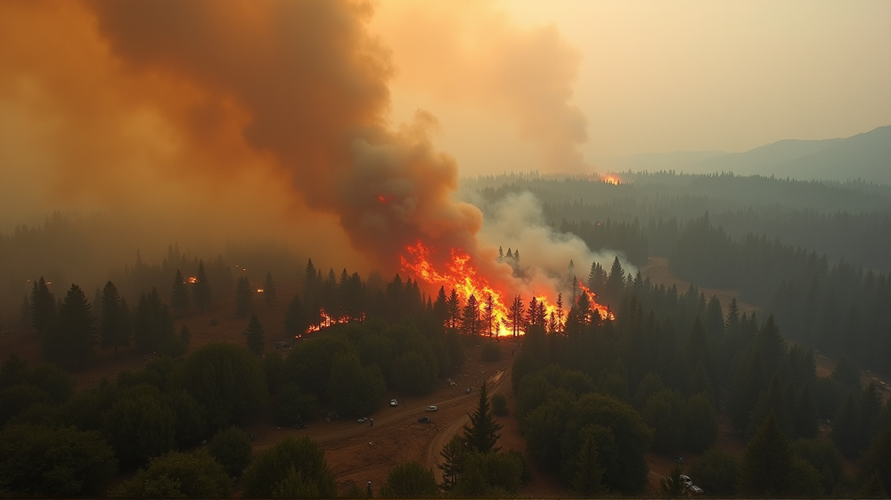Unrelenting Flames: Syria's Latakia Province Battles Worst Wildfires