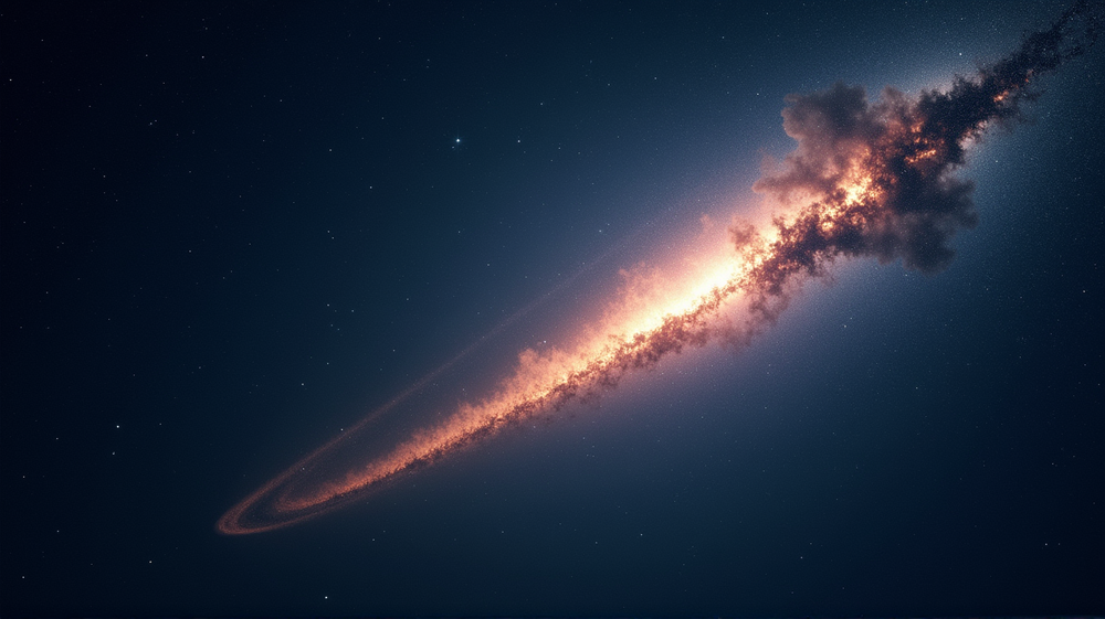 A Cosmic Visitor: Interstellar Comet 3I/Atlas Gracefully Glides Past Earth