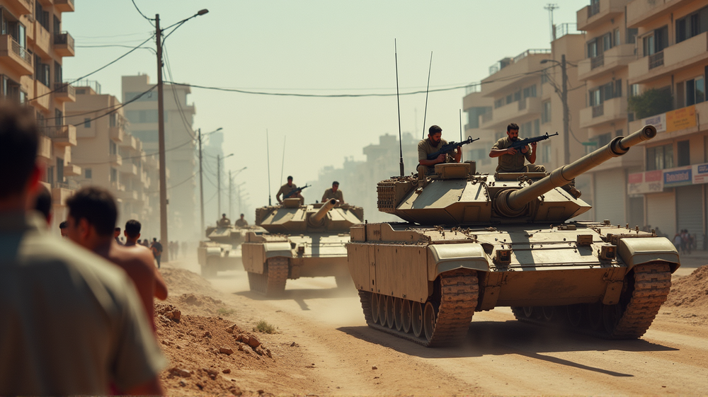 Unfolding Conflict: Israel's Bold Move in Deir al-Balah Captures Global Attention