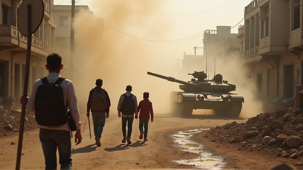 Israeli Tanks Push Deep into Gaza: Families Forced to Flee Amid Intensifying Conflict