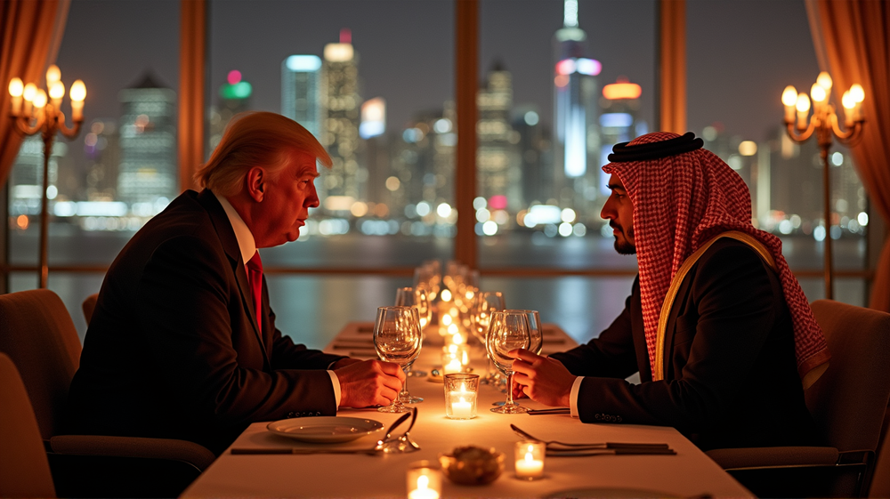 Behind Closed Doors: Trump and Qatari PM's Secret Dinner Amid Middle Eastern Turmoil