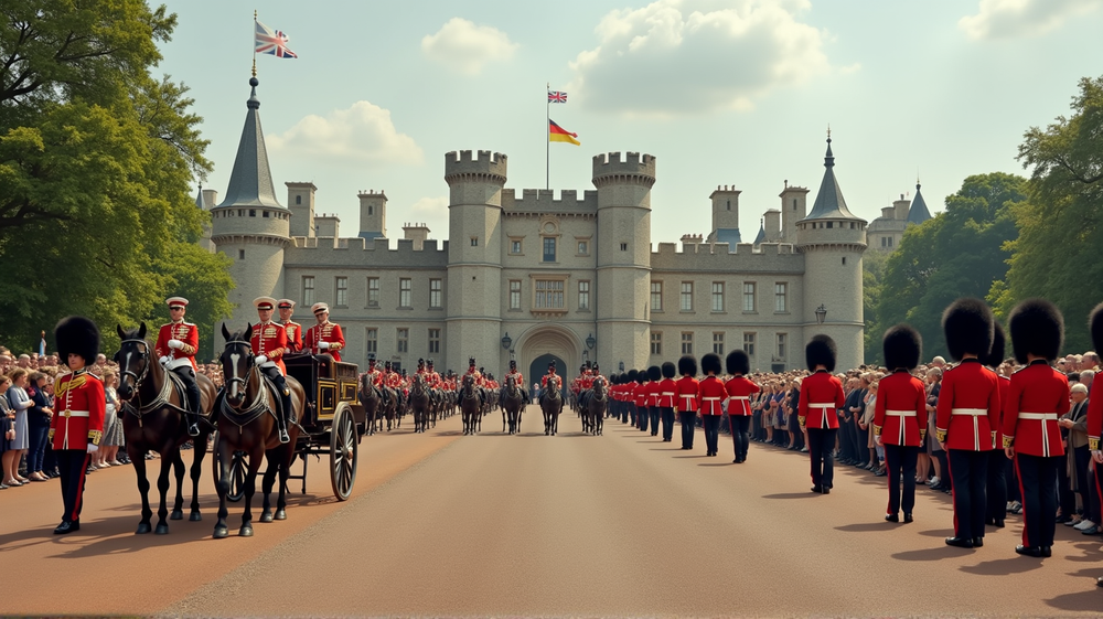 King Charles III's Opulent Welcome: Trump's Magnificent Return to Windsor