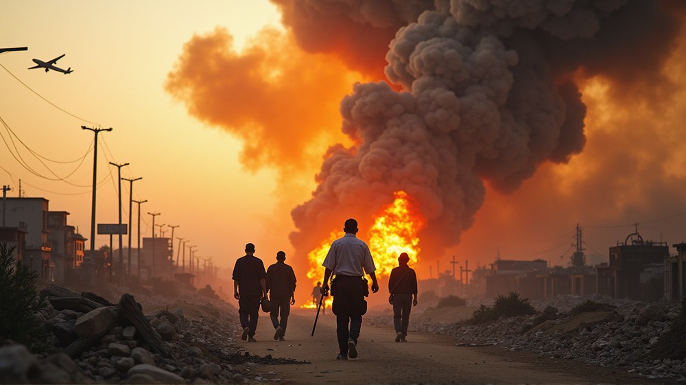 Devastation in Gaza: Israel's Intense Assault Forces Mass Exodus