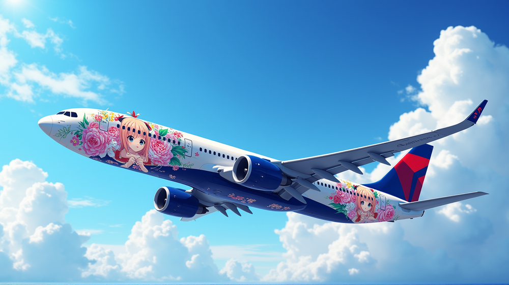 Delta's Sky High Anime Adventure with Crunchyroll Partnership