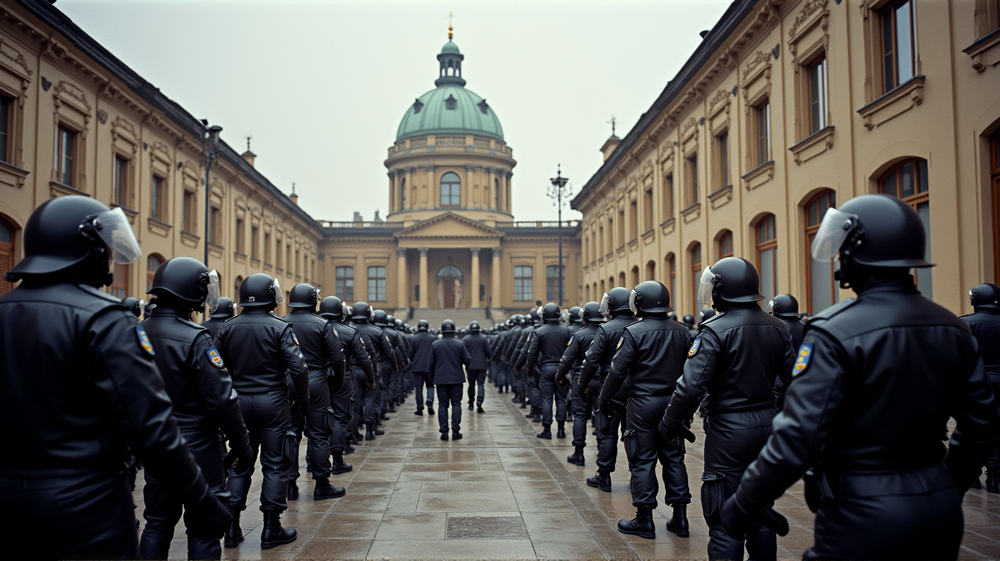 Election Aftermath: Arrests and Conflict at Tbilisi's Presidential Palace