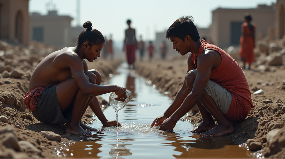 Water: The Lifeline Battle for Residents in Ravaged Regions