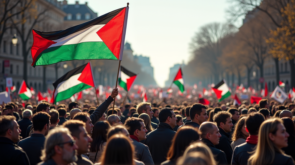 Paris Unites in Support of Palestinian Rights