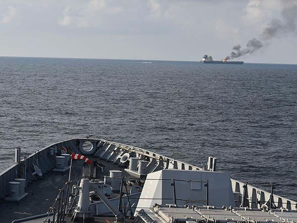 Cargo ship attacked by Houthis sinks off Yemen coast