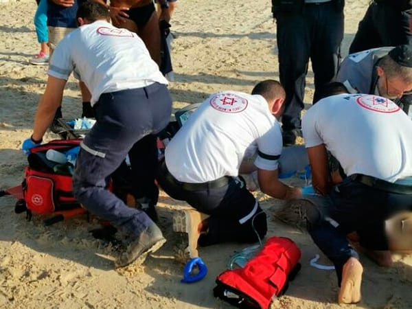'In the right place, at the right time': Vacationing doctor rescues child's life in Eilat