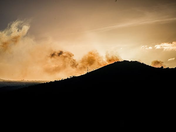 Southern Golan Heights under Syrian Shelling