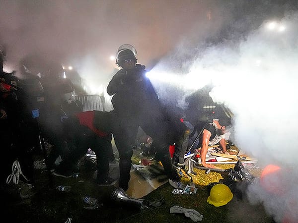 CNN: police employ rubber bullets to disperse pro-Palestinian camp at UCLA