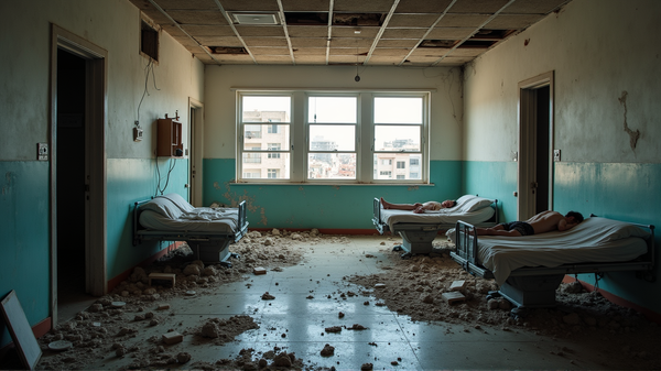 Tragic Strike: Gaza Hospital Hit, Scores Perish