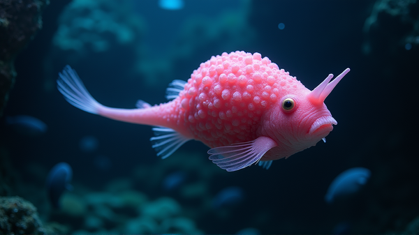 Meet the Bizarre Pink Bumpy Snailfish from the Ocean’s Depths!