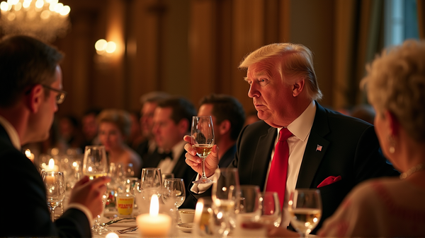 Trump Champions 'English-speaking World' at UK Royal Banquet