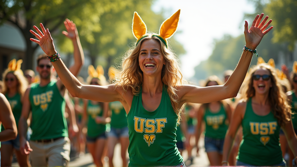 COPHers Unleash Endless Energy in Green and Gold Festivities