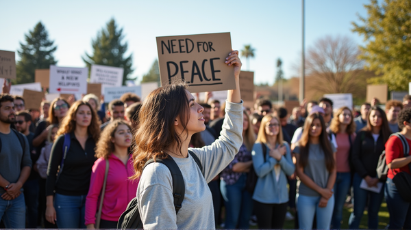 Students' Voices Echo as Middle East Peace Plan Unfolds