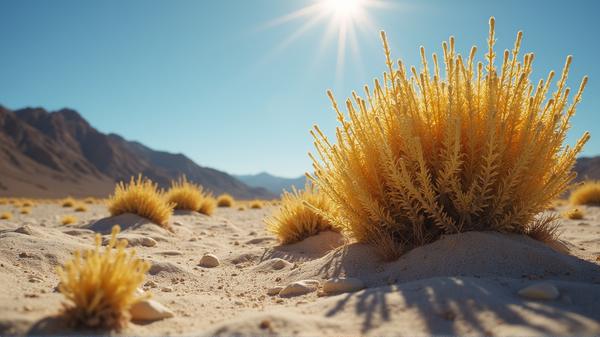 Remarkable Adaptation: A Desert Shrub's Secret to Thriving in Extreme Temperatures