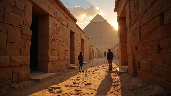 Unveiling Ancient Wonders: Hidden Passages in Giza's Third Pyramid